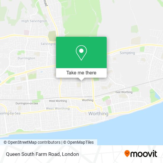 Queen South Farm Road map