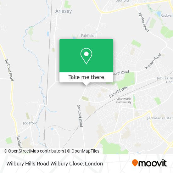 Wilbury Hills Road Wilbury Close map
