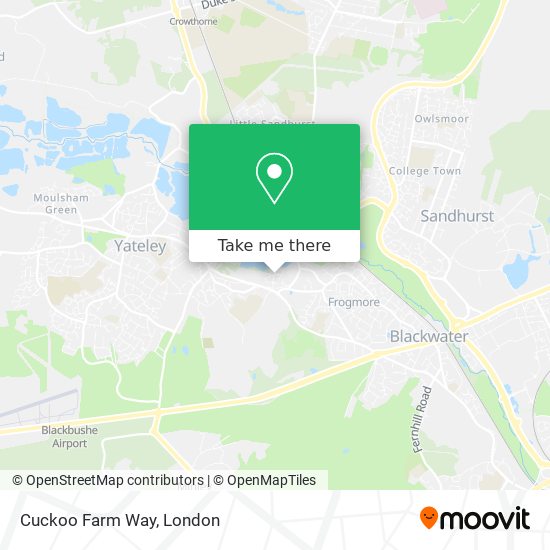 Cuckoo Farm Way map