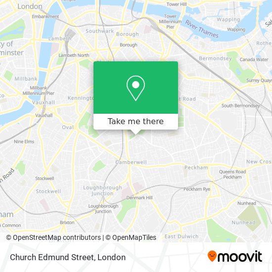 Church Edmund Street map