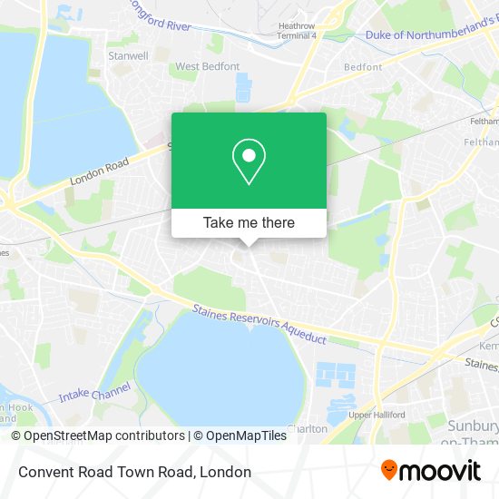 Convent Road Town Road map