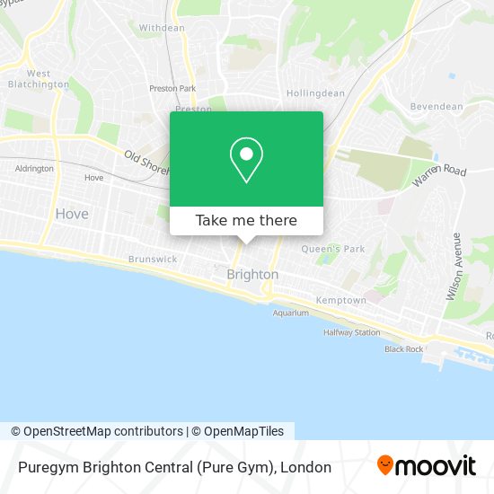 Puregym Brighton Central (Pure Gym) map