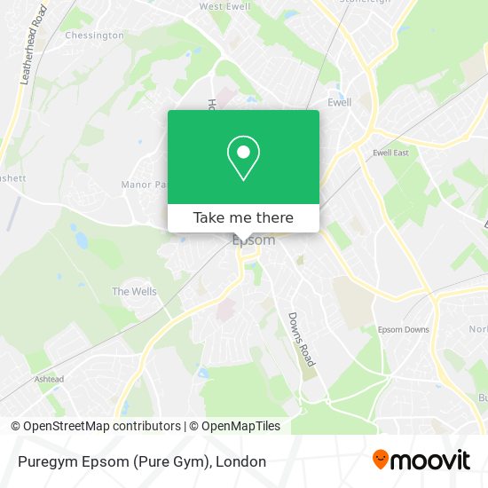 Puregym Epsom (Pure Gym) map