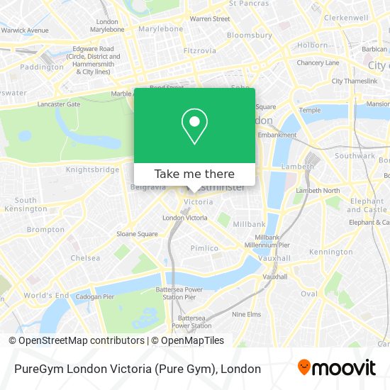 PureGym London Victoria (Pure Gym) map