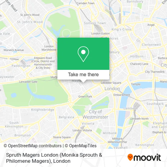 Spruth Magers London (Monika Sprouth & Philomene Magers) map