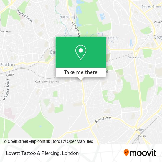 Lovett Tattoo & Piercing map
