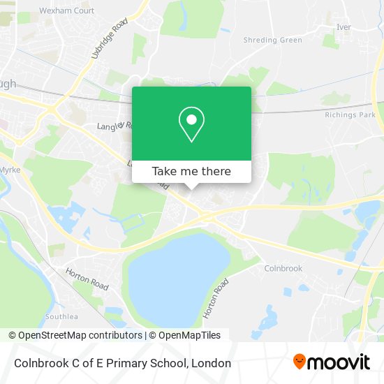 Colnbrook C of E Primary School map
