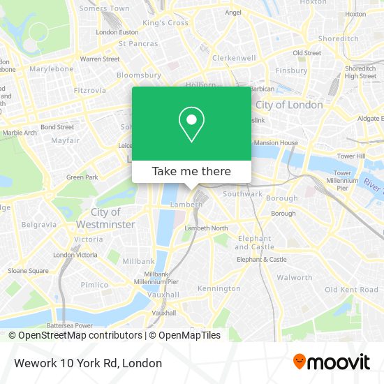 Wework 10 York Rd map