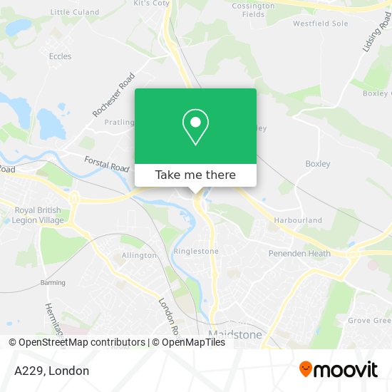 A229 map