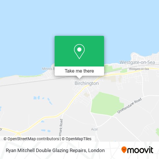 Ryan Mitchell Double Glazing Repairs map