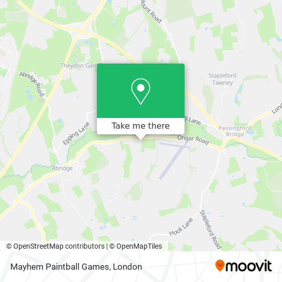 Mayhem Paintball Games map