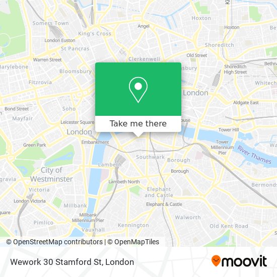 Wework 30 Stamford St map