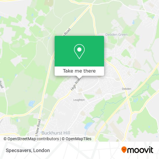 Specsavers map