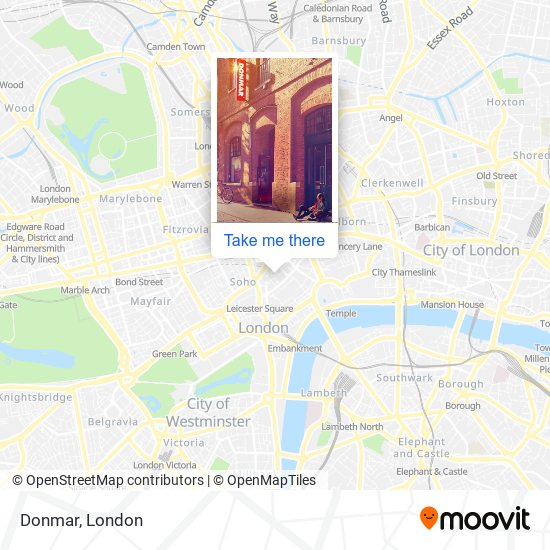 Donmar map