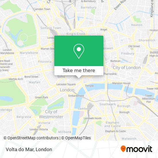 Volta do Mar map