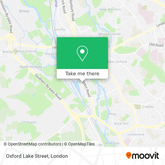 Oxford Lake Street map