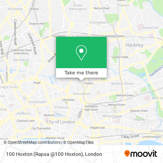 100 Hoxton (Rapsa @100 Hoxton) map