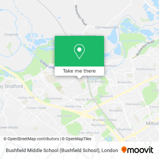 Bushfield Middle School (Bushfield School) map