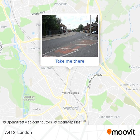 A412 map