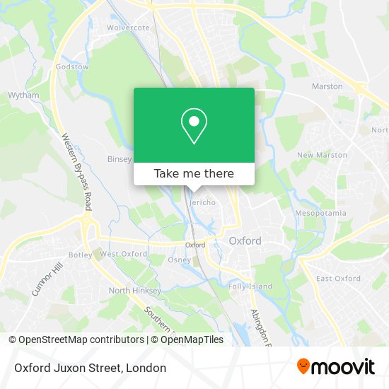 Oxford Juxon Street map