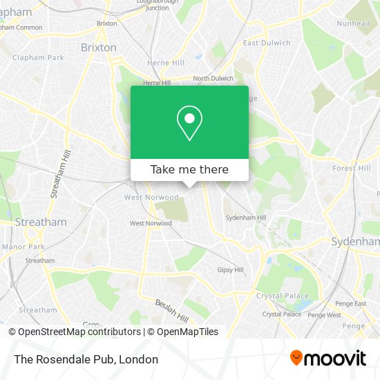 The Rosendale Pub map