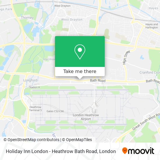 Holiday Inn London - Heathrow Bath Road map