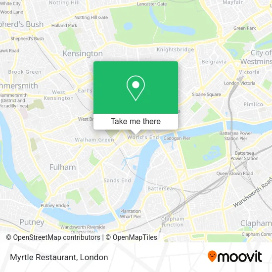 Myrtle Restaurant map