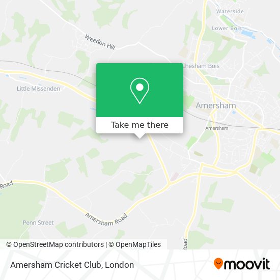 Amersham Cricket Club map