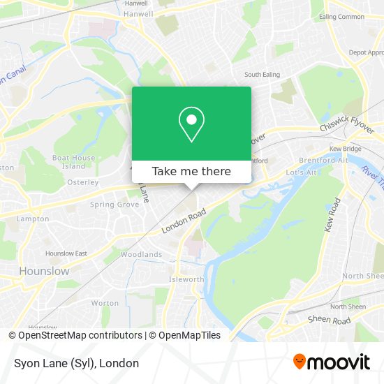 Syon Lane (Syl) map