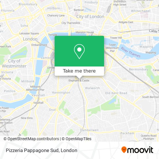 Pizzeria Pappagone Sud map