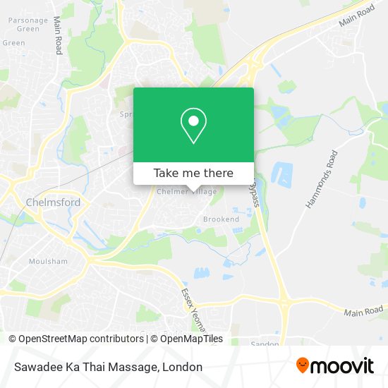 Sawadee Ka Thai Massage map