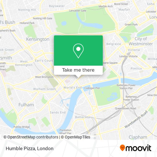 Humble Pizza map