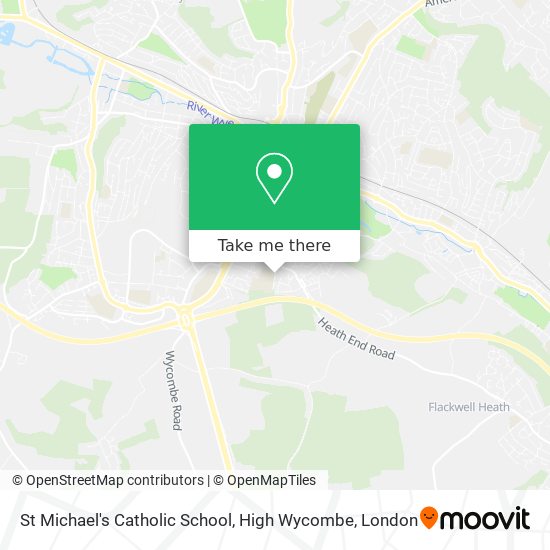 St Michael's Catholic School, High Wycombe map