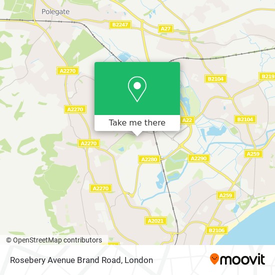 Rosebery Avenue Brand Road map