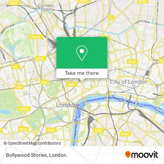 Bollywood Stories map