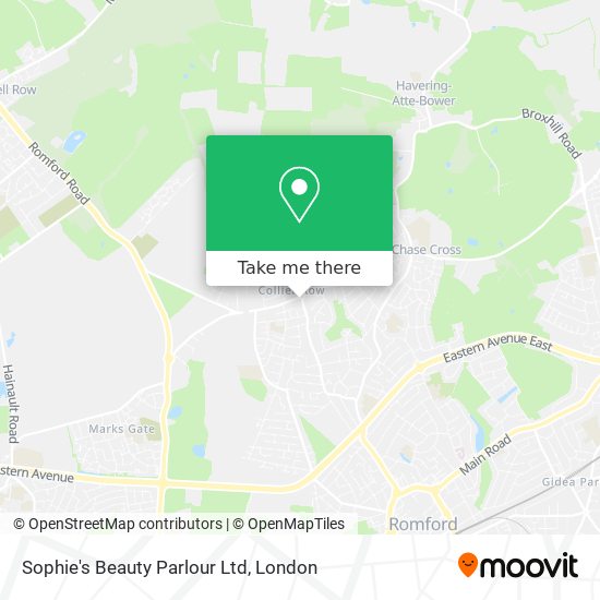 Sophie's Beauty Parlour Ltd map