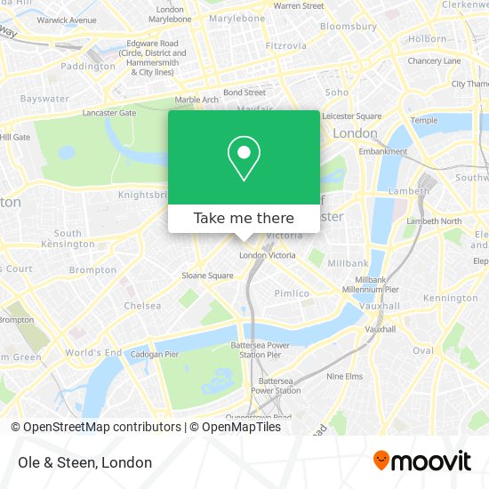 Ole & Steen map
