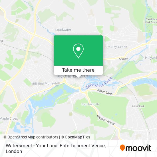 Watersmeet - Your Local Entertainment Venue map