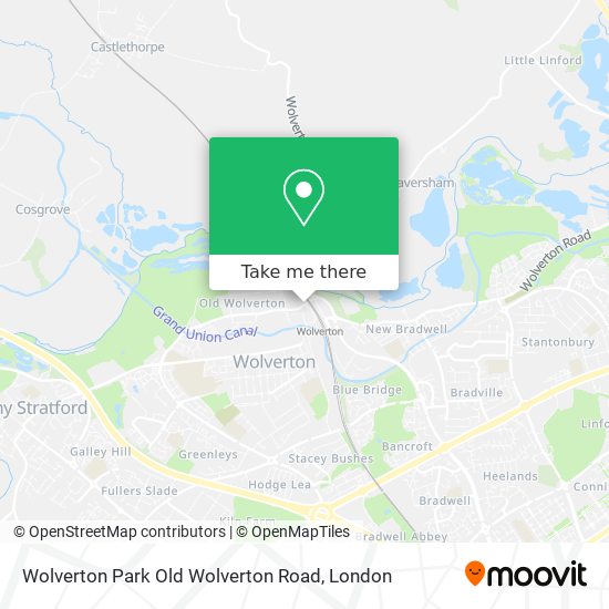 Wolverton Park Old Wolverton Road map