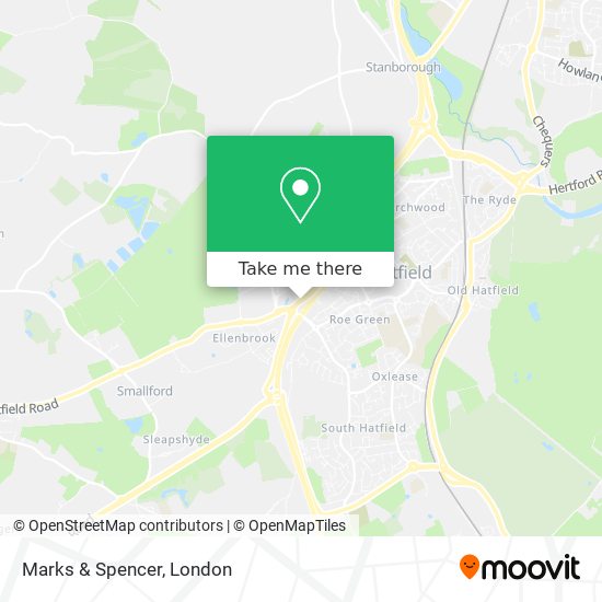 Marks & Spencer map