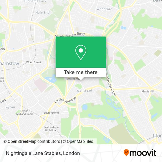 Nightingale Lane Stables map