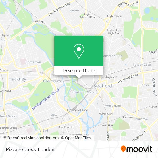 Pizza Express map