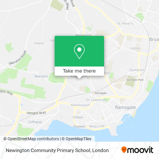 Newington Community Primary School map