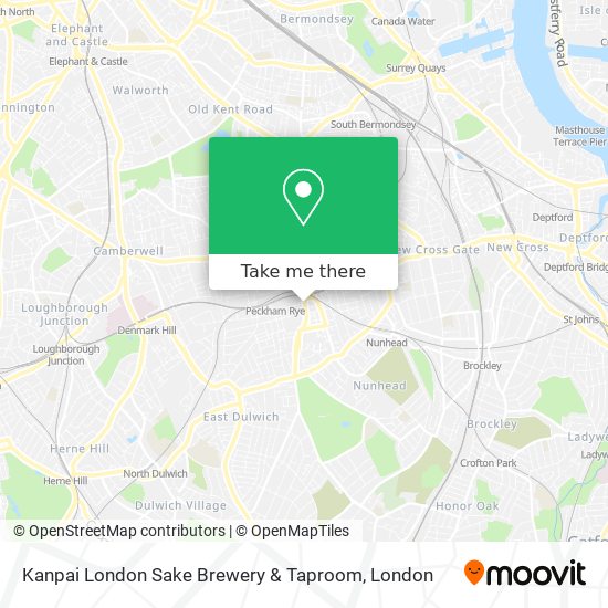 Kanpai London Sake Brewery & Taproom map