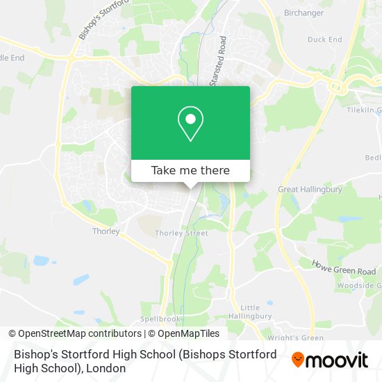 Bishop's Stortford High School (Bishops Stortford High School) map