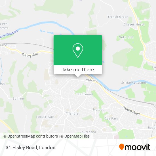 31 Elsley Road map