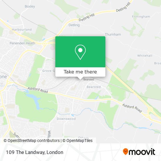 109 The Landway map