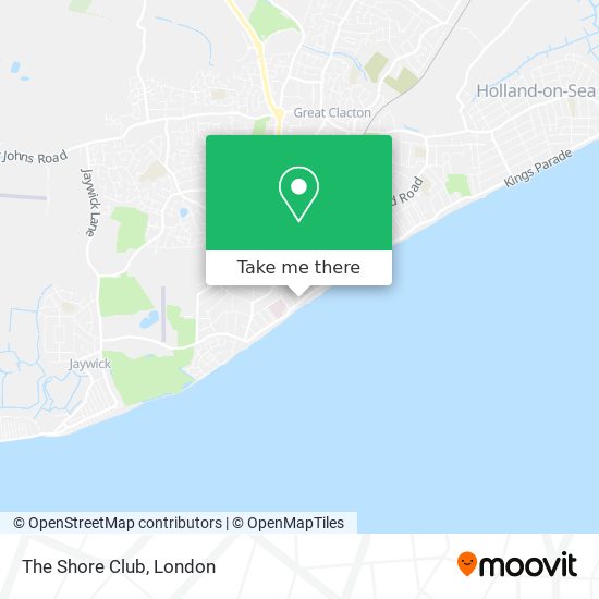 The Shore Club map