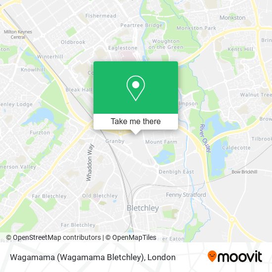 Wagamama (Wagamama Bletchley) map