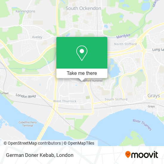 German Doner Kebab map